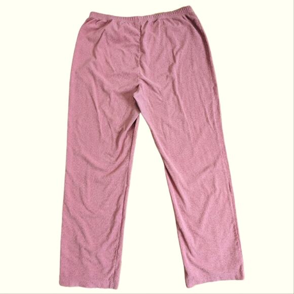 Chico's Travelers High Rise Crinkle Fabric Straight Leg Stretchy Comfort Pants - Picture 2 of 4